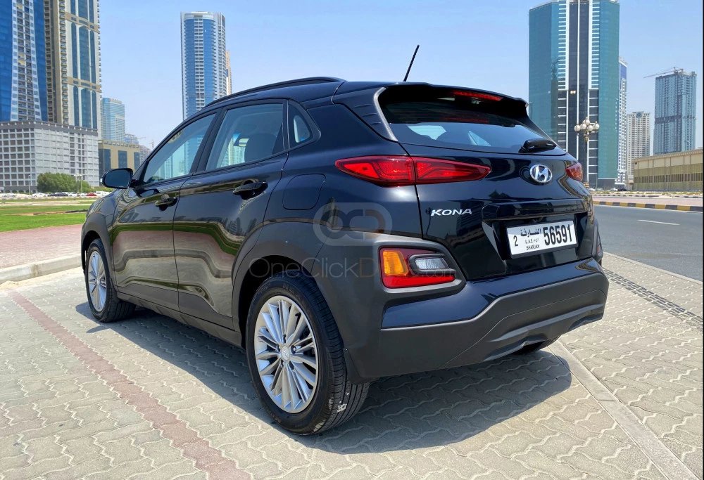 Black Hyundai Kona 2020 for rent in Dubai 9